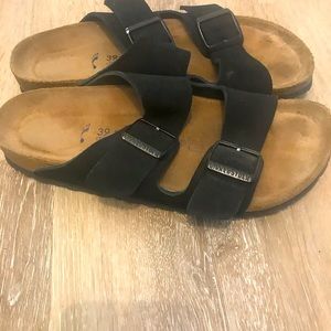 Black Arizona Birkenstocks